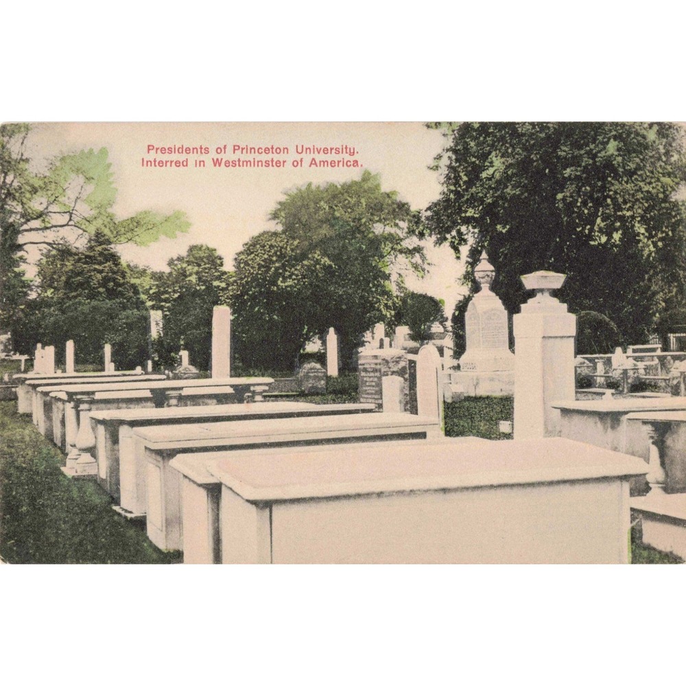 Vintage Postcard Presidents of Princeton University Westminster of America NJ - Picture 1 of 2